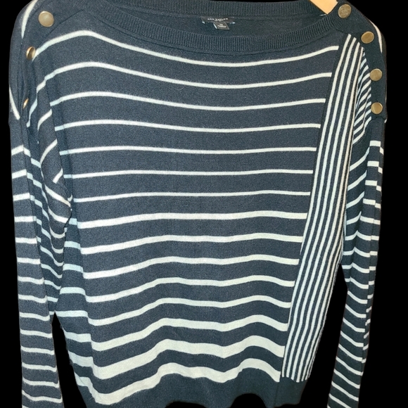Sweater by Ann Taylor medium stripes - Picture 3 of 6